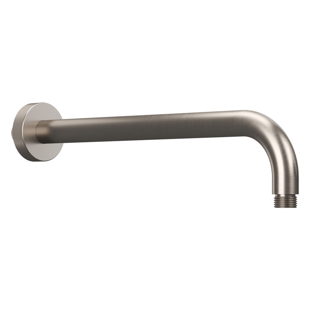 Cutout image of Crosswater Brushed Nickel Wall-Mounted Shower Arm
